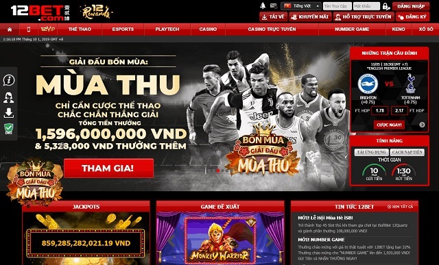 Giới thiệu về nhà cái 12Bet