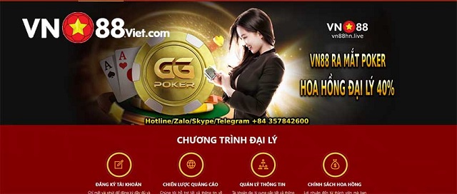 Mức hoa hồng dành cho đại lý VN88 cực cao