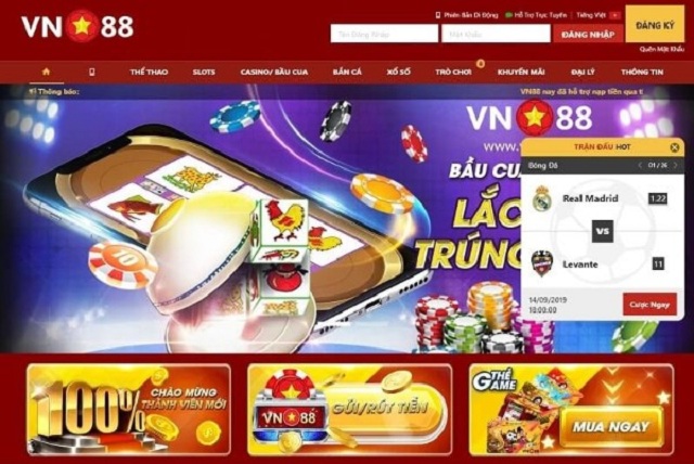 Nhà cái VN88 cung cấp đa dạng trò chơi mà các cược thủ Việt Nam yêu thích