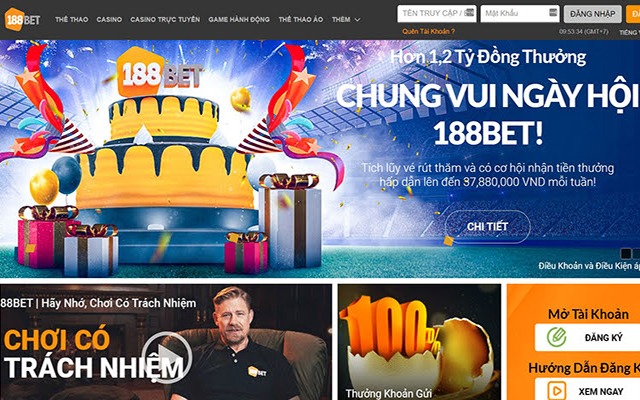 188bet là sân chơi đầu tiên đặt nền móng cho cá cược online